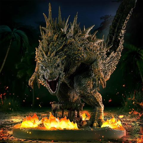 Gojira-1.0 - Gojira - Art Vignette - Odo Shima Shuugeki Image (Bandai Spirits)