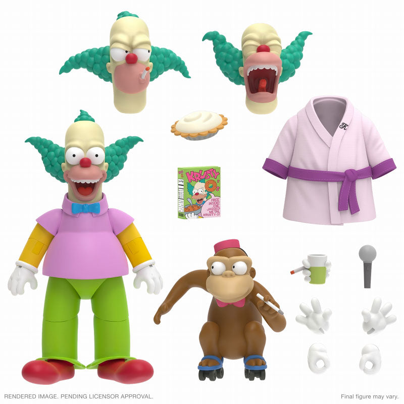 The Simpsons / Krusty the Clown Ultimate 7 Inch Action Figure