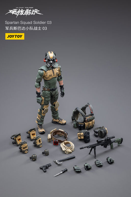 フィギュア　スパルタンスクワッドソルジャー03 「硬核酷玩-ハードコアコールドプレイ-」 1/18 アクションフィギュア 1/18 Hardcore Coldplay Spartan Squad Soldier 03 - Solaris Japan