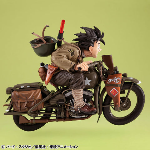 Dragon Ball Z - Son Goku - Desktop Real McCoy EX - Army ver. w/ bike (MegaHouse) [Shop Exclusive]