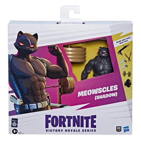 Fortnite Victory Royale Action Figure Deluxe Collection Series 1 Meowscles (Shadow)