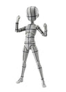 S.H.Figuarts - Body-kun - Wireframe, Ken Sugimori Edition, Gray Color Ver. (Bandai Spirits)