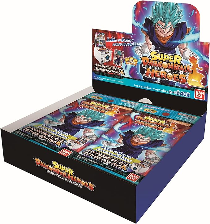Super Dragon Ball Heroes Trading Card Game - Extra Booster - Pack 4 - Japanese Version (Bandai)