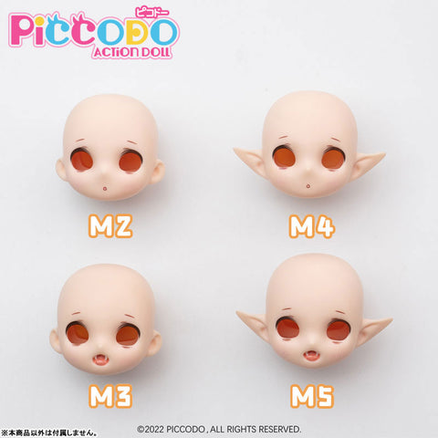PICCODO Series Deformed Style Doll's Resin Head NIAUKI M5 (w/Makeup Ver.) Doll White