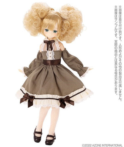 1/6 Pure Neemo Wear PNS Rosalind One-piece Dress set Sepia (DOLL ACCESSORY)