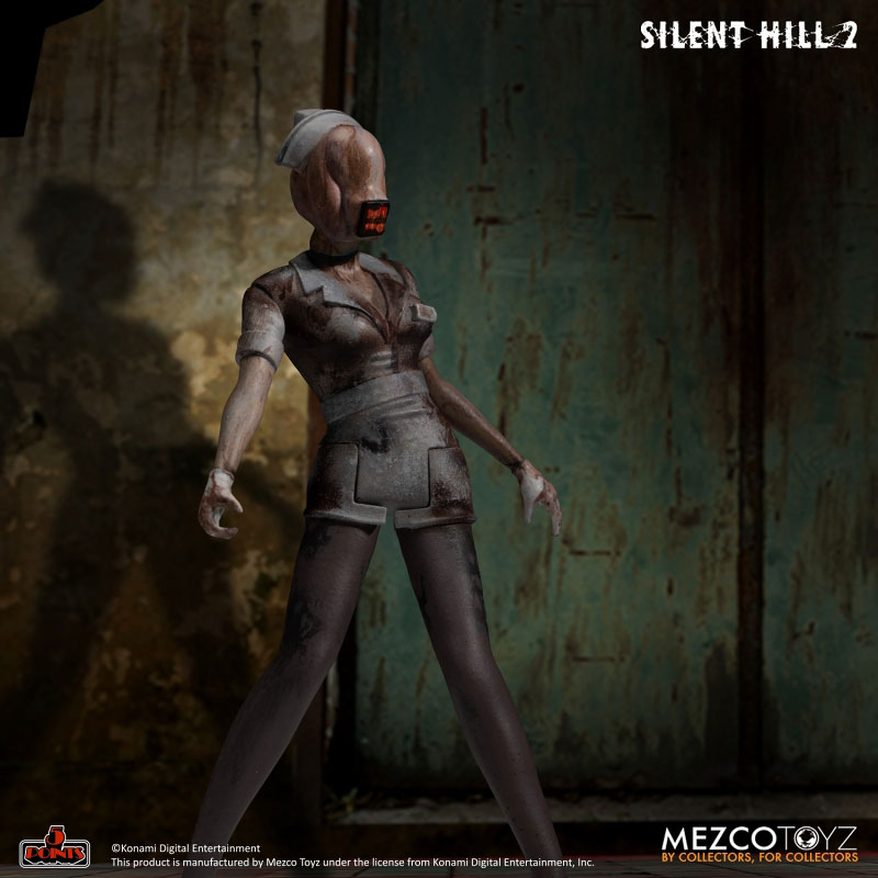 5 Point Silent Hill 2 Red Pyramid Thing & Bubble Head Nurse 3.75 Inch Action Figure Deluxe Set