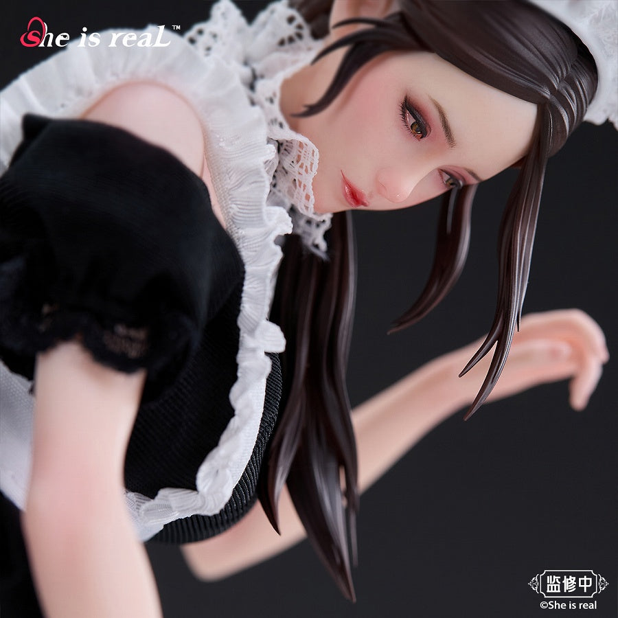 Original - She is real Water Droplet - Maid - 1/6 (Bear Panda)