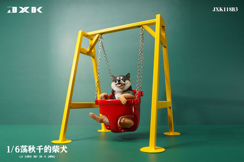 1/6 Shiba Inu Playing on a Swing B3