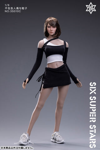 1/6 Female Outfit Black & White C [DOLL ACCESSORY]