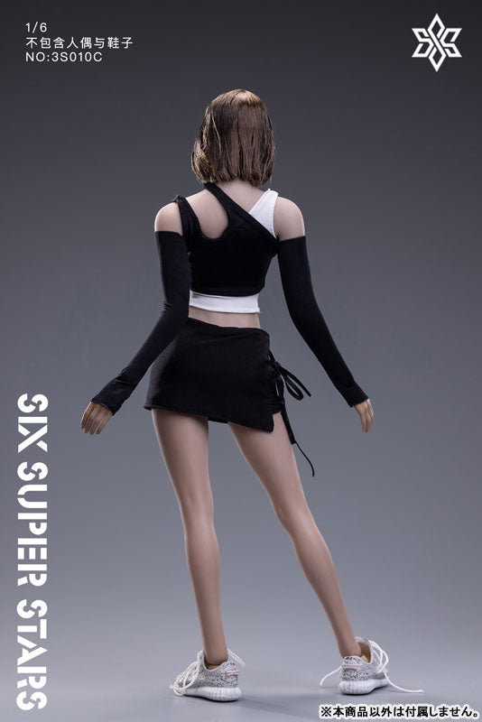 1/6 Female Outfit Black & White C [DOLL ACCESSORY]