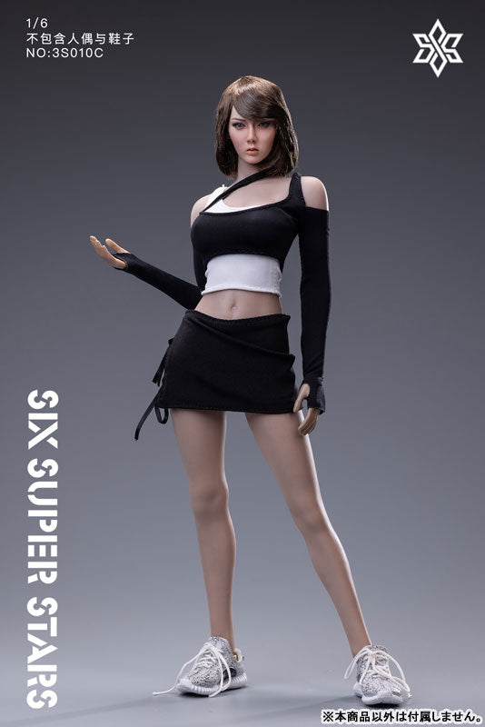 1/6 Female Outfit Black & White C [DOLL ACCESSORY]