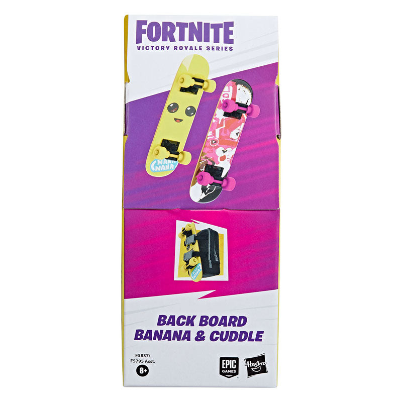 Fortnite Victory Royale 6 Inch Action Figure Series 1 Skateboard (Peely & Cuddle Team Leader)