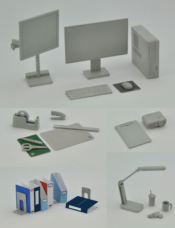 LittleArmory [LD040] Desk Work Tool A 1/12 Plastic Model