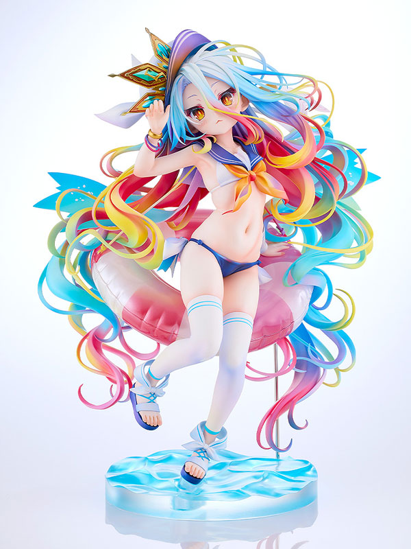 SHIRO 夏季バージョン 1/7スケールフィギュア　ノーゲーム・ノーライフ No Game No Life - Shiro - 1/7 - Sailor-Style Swimsuit Ver. (Good