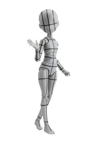 S.H.Figuarts - Body-chan - Wireframe, Ken Sugimori Edition, Gray Color Ver. (Bandai Spirits)