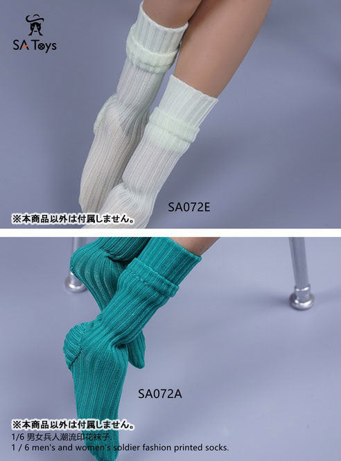 1/6 Color Socks 5 Color Set (DOLL ACCESSORY)