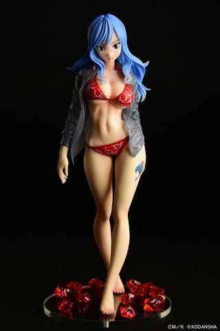 Fairy Tail - Juvia Lockser - 1/6 - Gravure_Style, Sheer Wet Shirt SP, Red Bikini!! (Orca Toys)