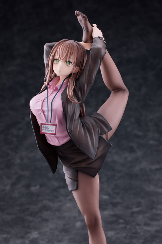 Original - Surprisingly Flexible Office Lady - Pink Ver. - 1/6 - With Tapestry (MAGI ARTS)
