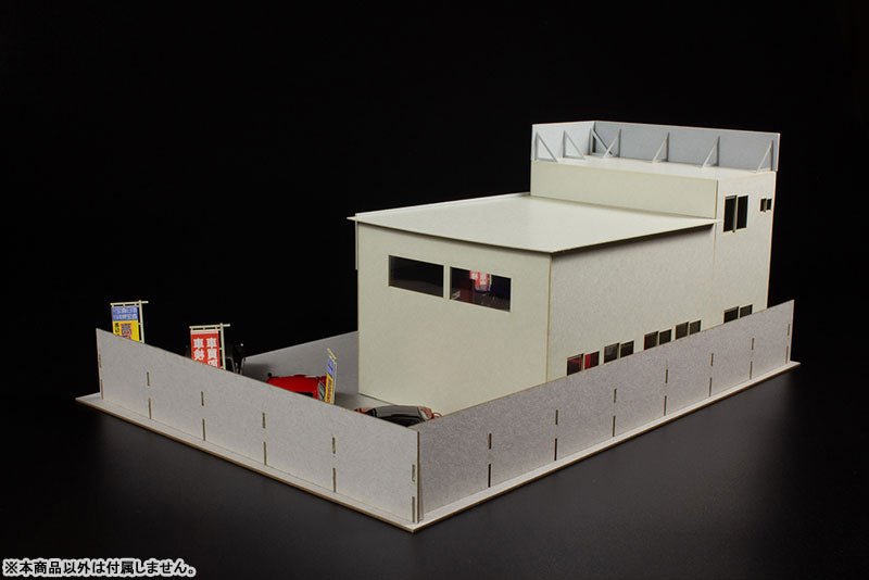 1/64 Auto Garage [Famous Car Brand Shop] (Paper Diorama Kit)