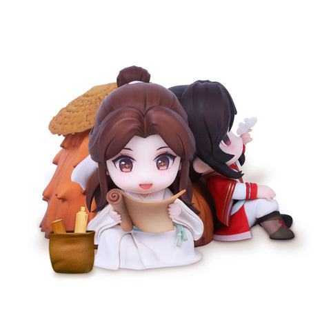 Comic "Heaven Official's Blessing" Xie Lian & San Lang Mountain Walking in Twilight Maple Figure