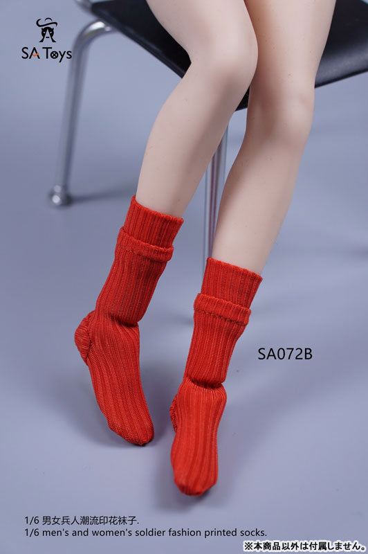 1/6 Color Socks 5 Color Set (DOLL ACCESSORY)