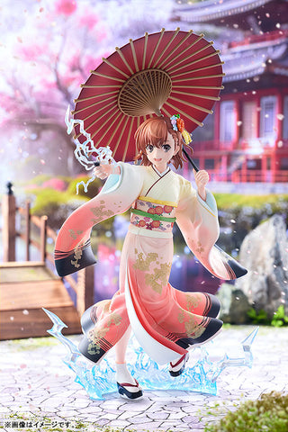 To Aru Kagaku no Railgun T - Misaka Mikoto - KDcolle - 1/7 - Furisode Kimono ver. (Kadokawa)