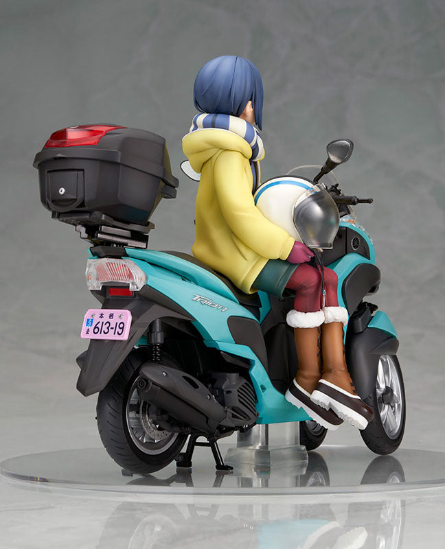 Shima Rin with Scooter 1/10スケール Yurucamp - Shima Rin - 1/10 - with Three-wheel Scooter