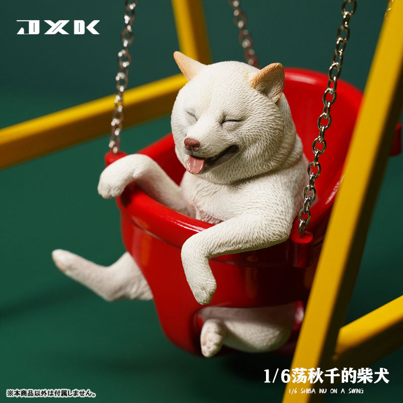 1/6 Shiba Inu Playing on a Swing A2