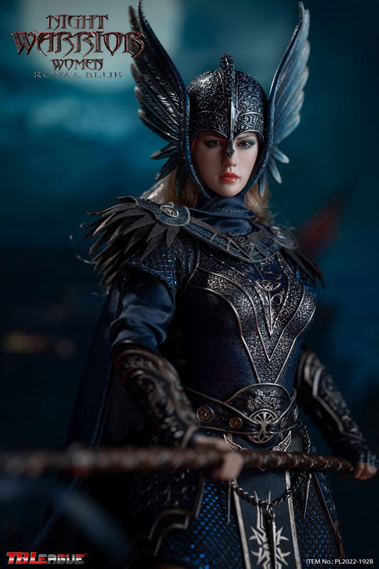 1/6 Action Figure Night Warrior Women Royal Blue