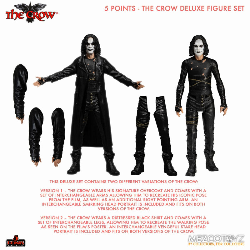 5 Point / The Crow: Eric Draven 3.75 Inch Action Figure Deluxe Set