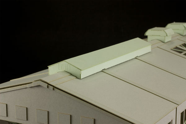 1/80 Train Depot Paper Kit