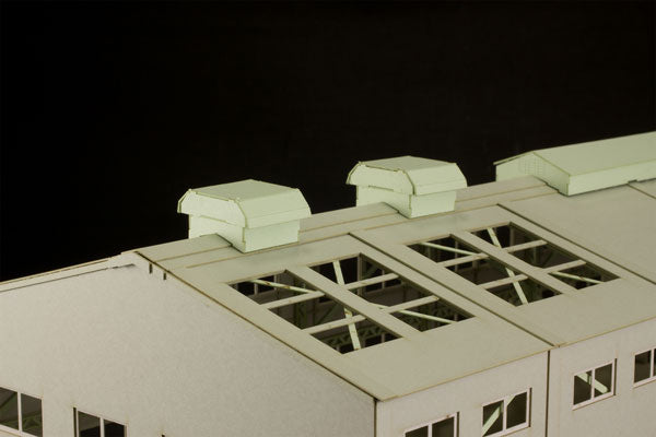 1/80 Train Depot Paper Kit