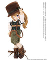 Picco Neemo 1/12 Lil'Fairy -Silk Hat & Adventure Steampunk set- Light Brown x Khaki (DOLL ACCESSORY)
