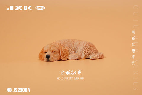 Small Golden Retriever Puppy Sleeping Soundly A