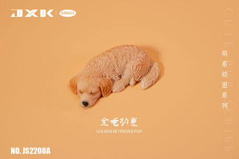 Small Golden Retriever Puppy Sleeping Soundly A