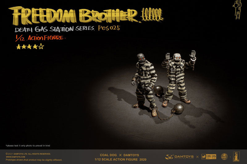 DAMTOYS x Coaldog 1/12 Death Gas Station Series Freedom Brothers