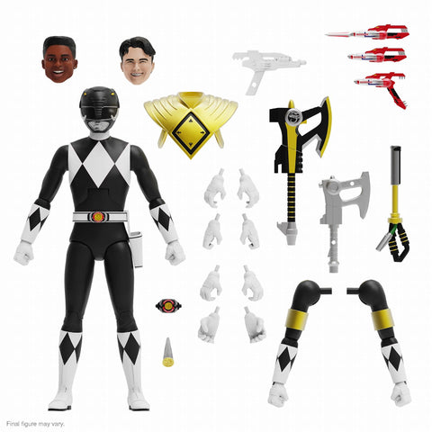 Mighty Morphin Power Rangers/ Black Ranger Ultimate Action Figure