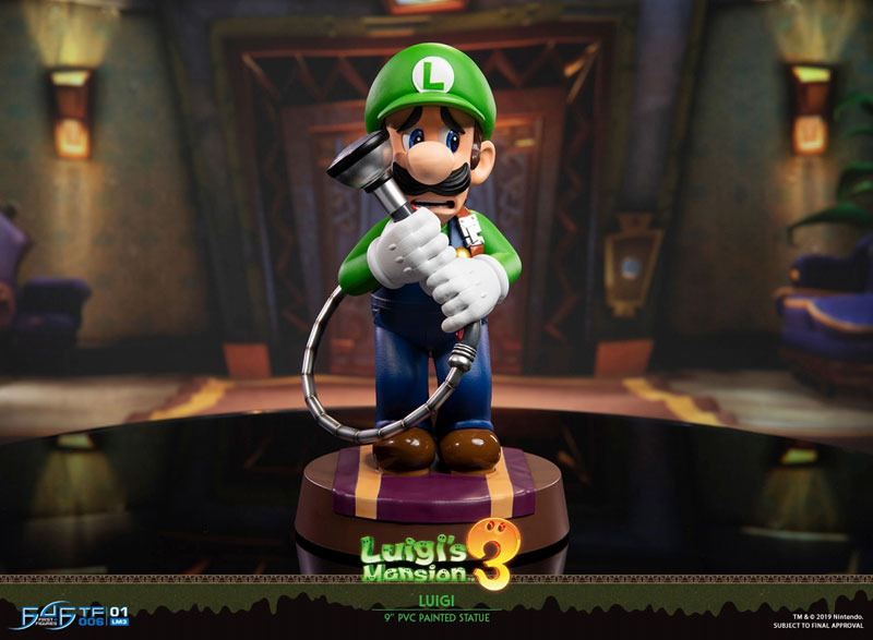Luigi's Mansion 3/ Luigi 9 Inch PVC Statue