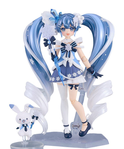 Vocaloid - Hatsune Miku - Rabbit Yukine - Figma (#669) - Snow, Crystal Snow Ver. (Good Smile Company) [Shop Exclusive]