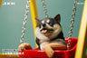 1/6 Shiba Inu Playing on a Swing A3