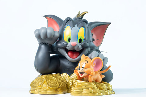 Tom and Jerry - Bust: Tom and Jerry Maneki Neko (Lights Off Color)