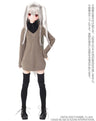 1/3 Scale AZO2 Natural V-neck Sweater Brown (DOLL ACCESSORY)