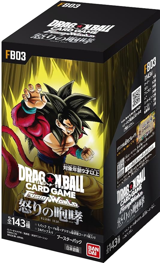 Dragon Ball Super Card Game Fusion World - Fury Roar - FB03 - Booster Box - Japanese Ver (Bandai)