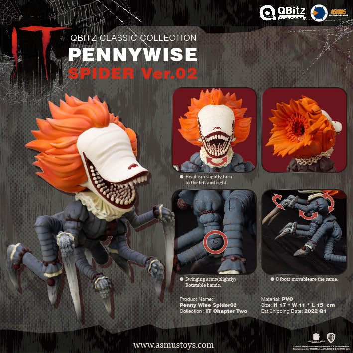 Q-bitz "IT: The End" Pennywise Spider Ver.2