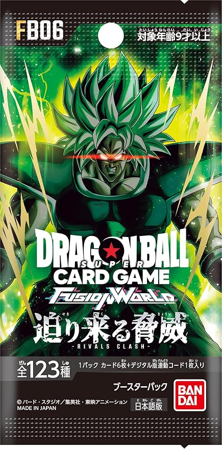 Dragon Ball Super Card Game Fusion World - RIVALS CLASH - FB06 - Booster Box - Japanese Ver (Bandai)
