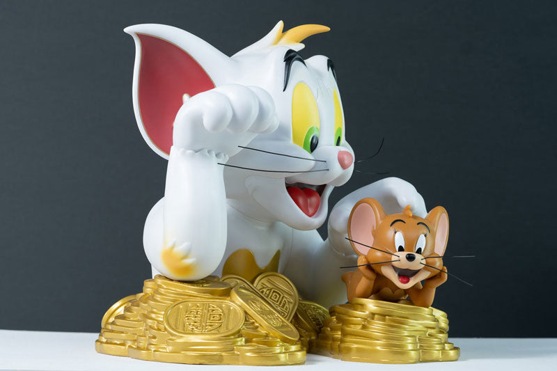 Tom and Jerry - Bust: Tom and Jerry Maneki Neko (Traditional Color)