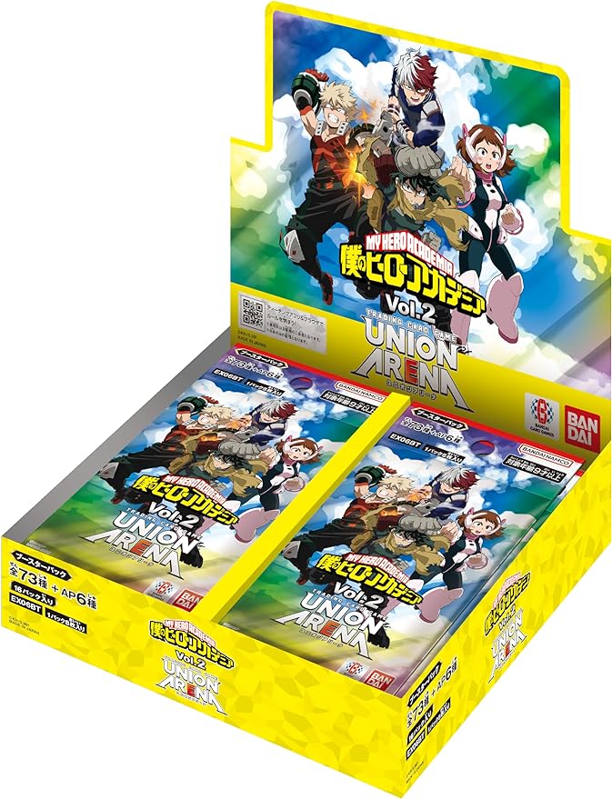 UNION ARENA Trading Card Game - Booster Box - My Hero Academia Vol.2 [EX06BT] - Japanese ver. (Bandai)