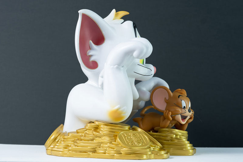 Tom and Jerry - Bust: Tom and Jerry Maneki Neko (Traditional Color)