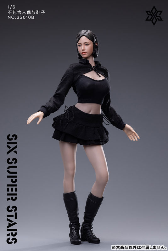 1/6 Female Outfit Black & White B [DOLL ACCESSORY]