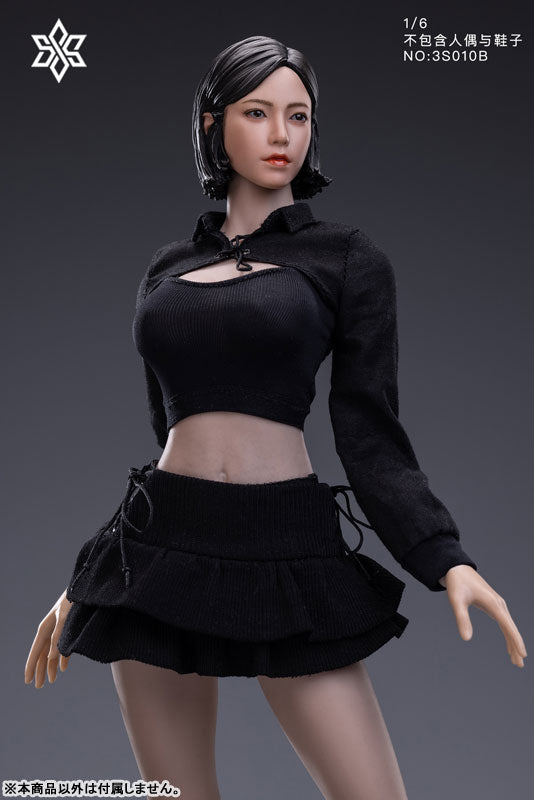 1/6 Female Outfit Black & White B [DOLL ACCESSORY]